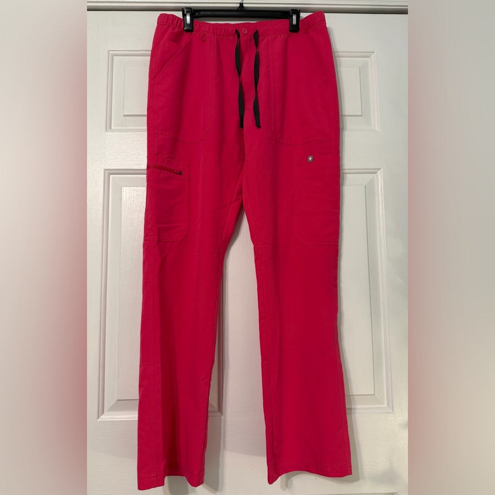 FIGS TECHNICAL COLLECTION women’s scrub pants pink size L
